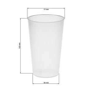 Bicchiere riutilizzabile personalizzato all over - 300ml - personalizzabile con logo