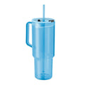 Bicchiere RPET 1200ml azzurro - personalizzabile con logo