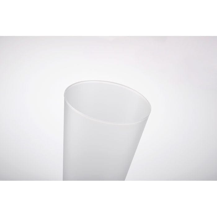 Bicchiere smerigliato PP 300ml Colore: bianco €0.32 - MO6375-26