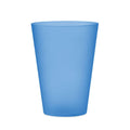 Bicchiere smerigliato PP 300ml blu - personalizzabile con logo