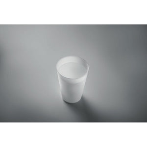 Bicchiere smerigliato PP 300ml - personalizzabile con logo