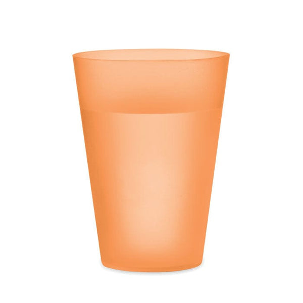 Bicchiere smerigliato PP 300ml - personalizzabile con logo