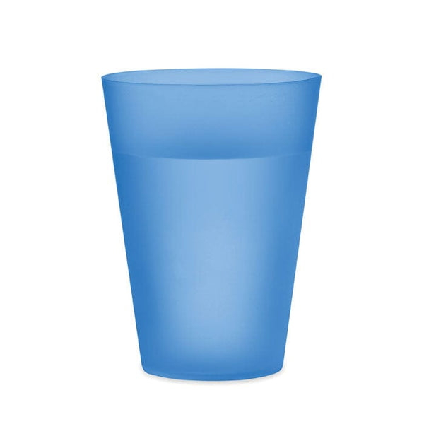 Bicchiere smerigliato PP 300ml - personalizzabile con logo