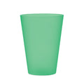 Bicchiere smerigliato PP 300ml verde - personalizzabile con logo