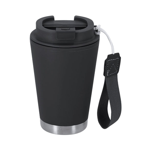 Bicchiere Termico Acuma nero - personalizzabile con logo