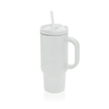 Bicchiere termico antigoccia Cruiser in rAcciaio RCS 480ml bianco - personalizzabile con logo