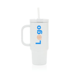 Bicchiere termico antigoccia Cruiser in rAcciaio RCS 480ml bianco - personalizzabile con logo
