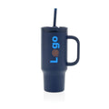 Bicchiere termico antigoccia Cruiser in rAcciaio RCS 480ml blu navy - personalizzabile con logo