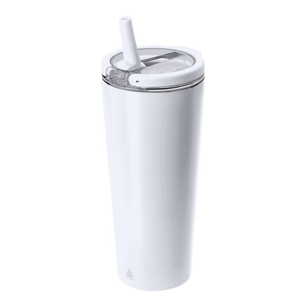 Bicchiere Termico Calten bianco - personalizzabile con logo
