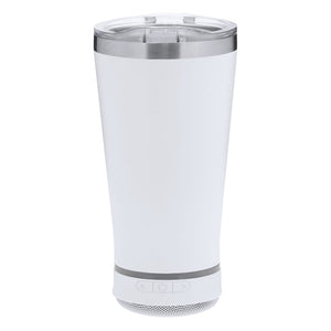 Bicchiere Termico Cassa Tandix bianco - personalizzabile con logo