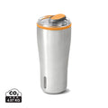 Bicchiere termico da viaggio Black+Blum 600ml arancione - personalizzabile con logo