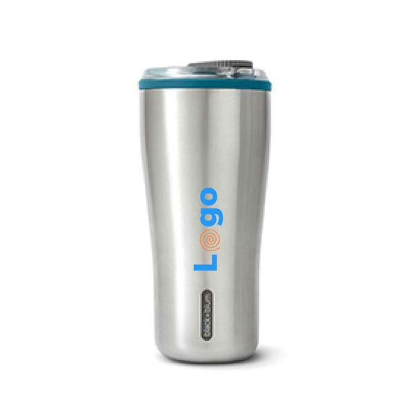 Bicchiere termico da viaggio Black+Blum 600ml azzurro - personalizzabile con logo