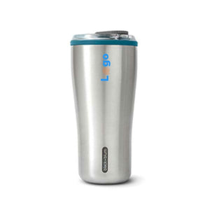Bicchiere termico da viaggio Black+Blum 600ml azzurro - personalizzabile con logo