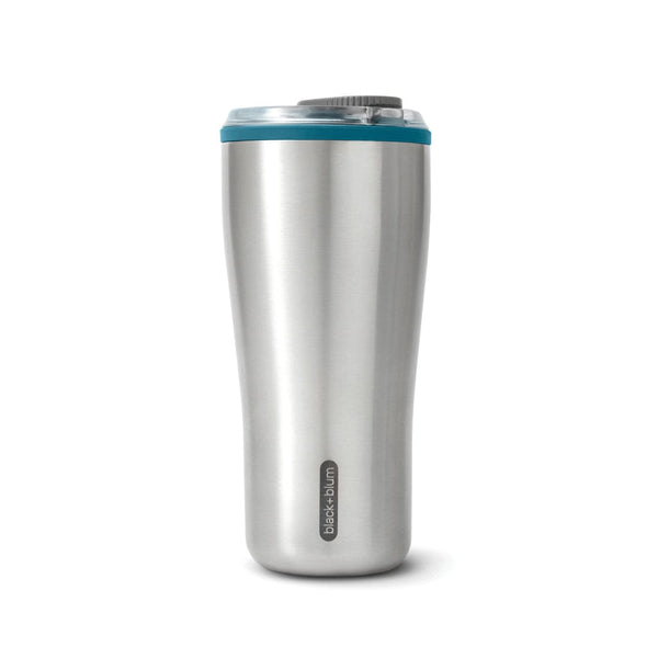 Bicchiere termico da viaggio Black+Blum 600ml azzurro - personalizzabile con logo