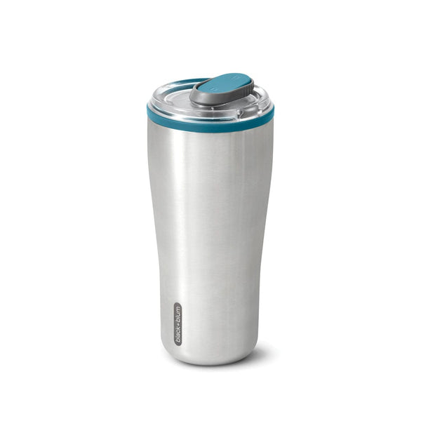 Bicchiere termico da viaggio Black+Blum 600ml azzurro - personalizzabile con logo