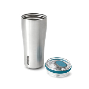 Bicchiere termico da viaggio Black+Blum 600ml azzurro - personalizzabile con logo