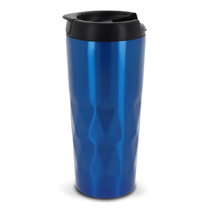 Bicchiere termico diamante 450ml Blu - personalizzabile con logo