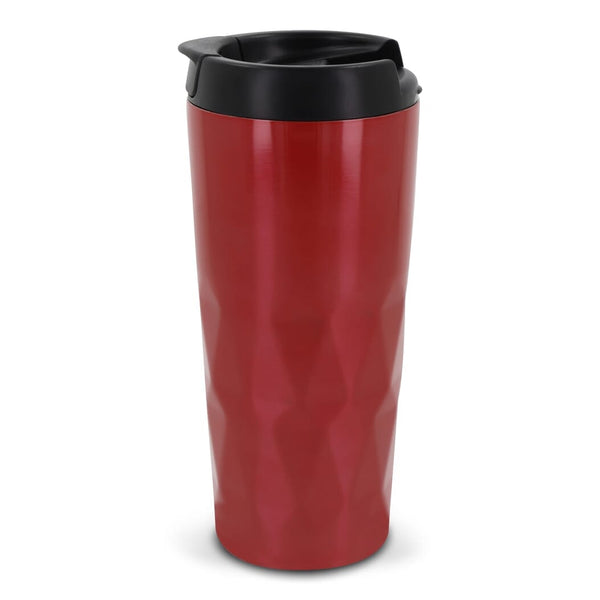 Bicchiere termico diamante 450ml Rosso - personalizzabile con logo