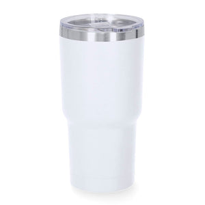 Bicchiere Termico Haftal bianco - personalizzabile con logo