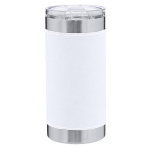 Bicchiere Termico Hulpex bianco - personalizzabile con logo