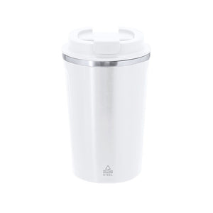 Bicchiere Termico Karnix bianco - personalizzabile con logo