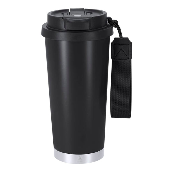 Bicchiere Termico Kazont nero - personalizzabile con logo
