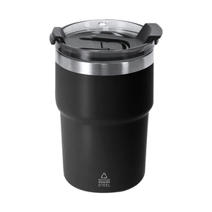 Bicchiere Termico Laplux nero - personalizzabile con logo