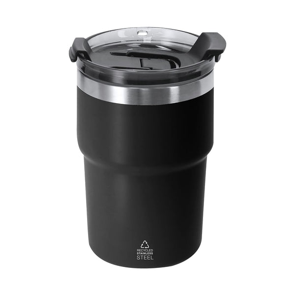 Bicchiere Termico Laplux nero - personalizzabile con logo