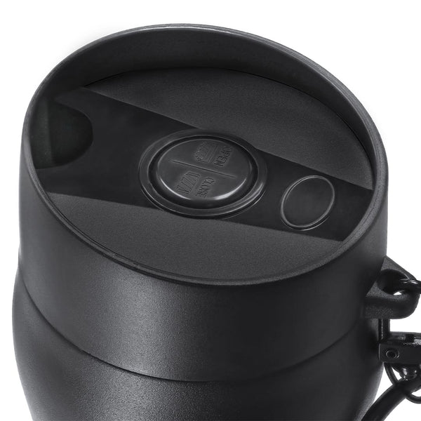 Bicchiere Termico Liran nero - personalizzabile con logo