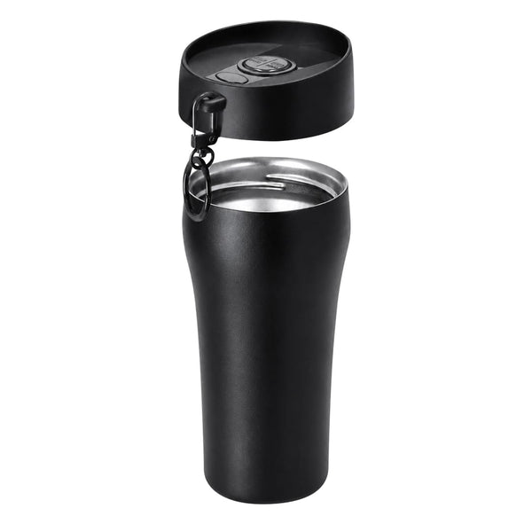 Bicchiere Termico Liran nero - personalizzabile con logo