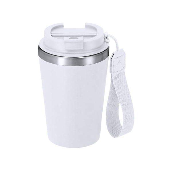 Bicchiere Termico Magnyn bianco - personalizzabile con logo