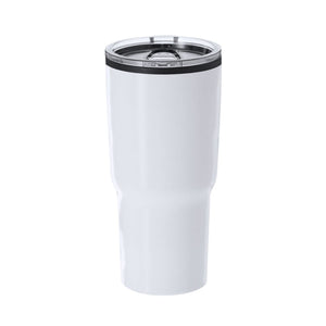 Bicchiere Termico Nabry bianco - personalizzabile con logo
