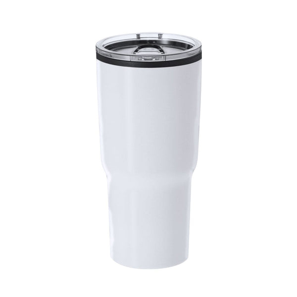 Bicchiere Termico Nabry bianco - personalizzabile con logo