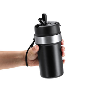 Bicchiere Termico Nurem nero - personalizzabile con logo