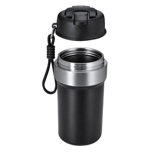 Bicchiere Termico Nurem nero - personalizzabile con logo