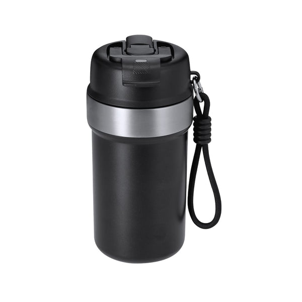 Bicchiere Termico Nurem nero - personalizzabile con logo