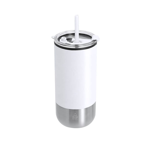 Bicchiere Termico Saren bianco - personalizzabile con logo