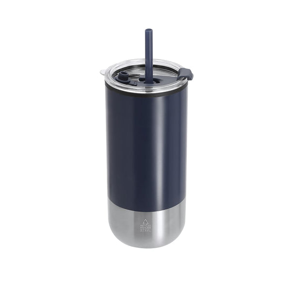 Bicchiere Termico Saren blu navy - personalizzabile con logo