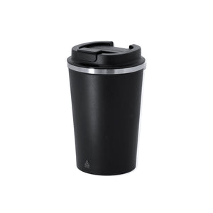 Bicchiere Termico Thira nero - personalizzabile con logo
