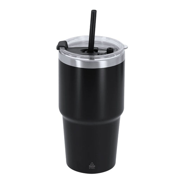 Bicchiere Termico Vinson nero - personalizzabile con logo