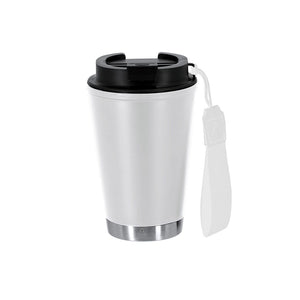 Bicchiere Termico Wirten bianco - personalizzabile con logo