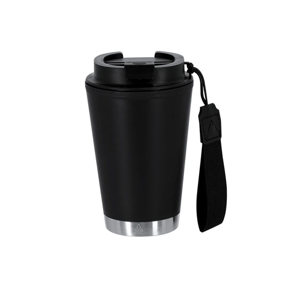 Bicchiere Termico Wirten nero - personalizzabile con logo