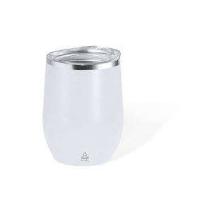 Bicchiere Termico Yarton bianco - personalizzabile con logo