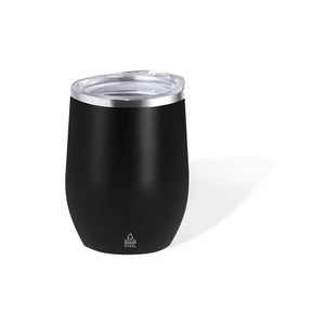 Bicchiere Termico Yarton nero - personalizzabile con logo