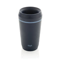 Bicchiere Topl in rPlastica con tappo 360 brevettato 354ml blu navy - personalizzabile con logo