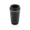 Bicchiere Topl in rPlastica con tappo 360 brevettato 354ml grigio - personalizzabile con logo