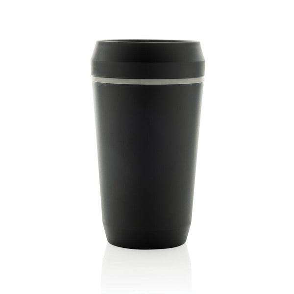 Bicchiere Topl in rPlastica con tappo 360 brevettato 354ml - personalizzabile con logo