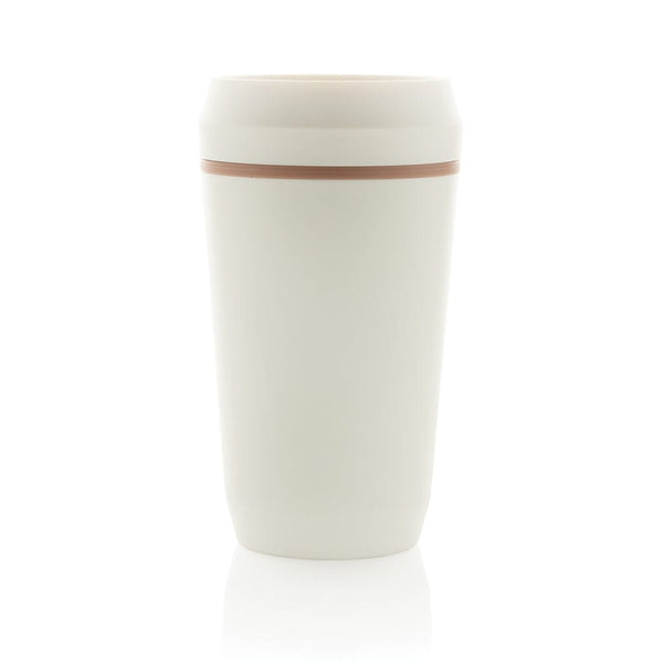 Bicchiere Topl in rPlastica con tappo 360 brevettato 354ml - personalizzabile con logo