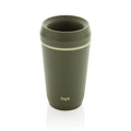 Bicchiere Topl in rPlastica con tappo 360 brevettato 354ml verde - personalizzabile con logo