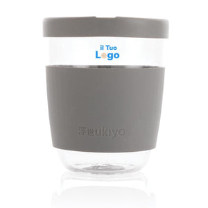 Bicchiere Ukiyo in vetro borosilicato - personalizzabile con logo
